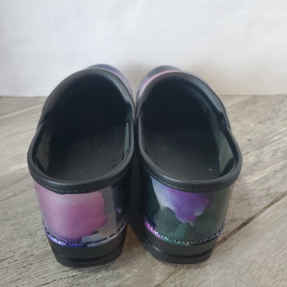 Dansko Professional‎ Mystic Patent Leather Nursing Clog Sz 39/9 Purple Podiatric - Picture 3 of 9